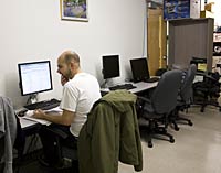 Student working in RAMLab